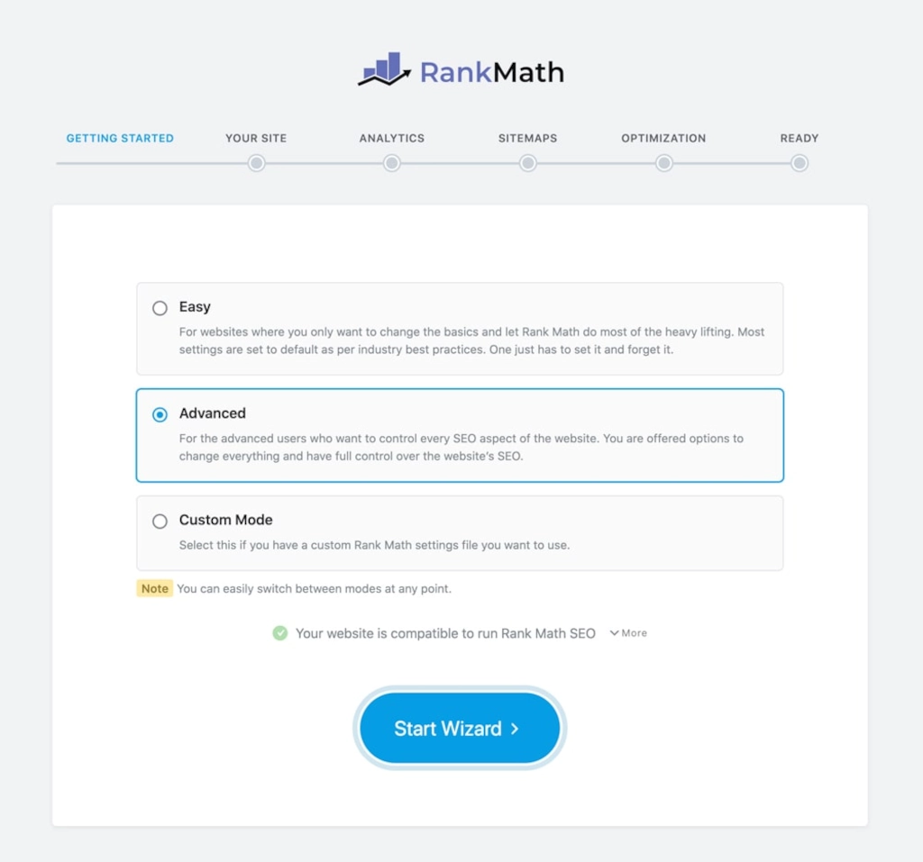 ASSISTANT DE CONFIGURATION SIMPLE ET INTUITIF AVEC RANK MATH