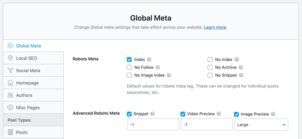 53 Rank Math Modify Global Meta