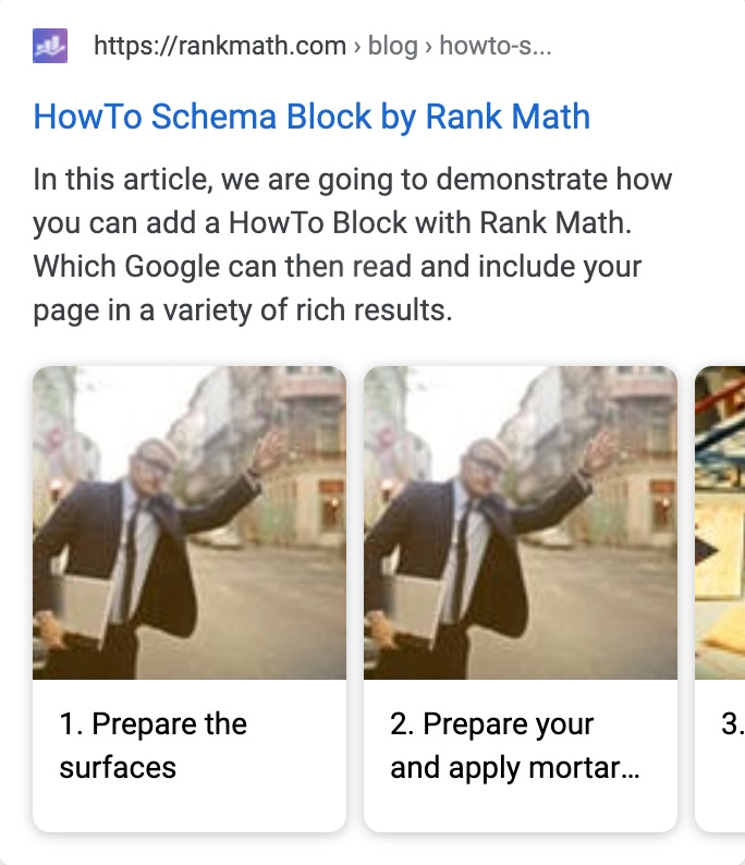 BLOC DE SCHÉMA HOWTO AVEC RANK MATH