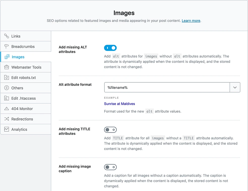 MODULE AVANCÉ DE RÉFÉRENCEMENT D'IMAGES