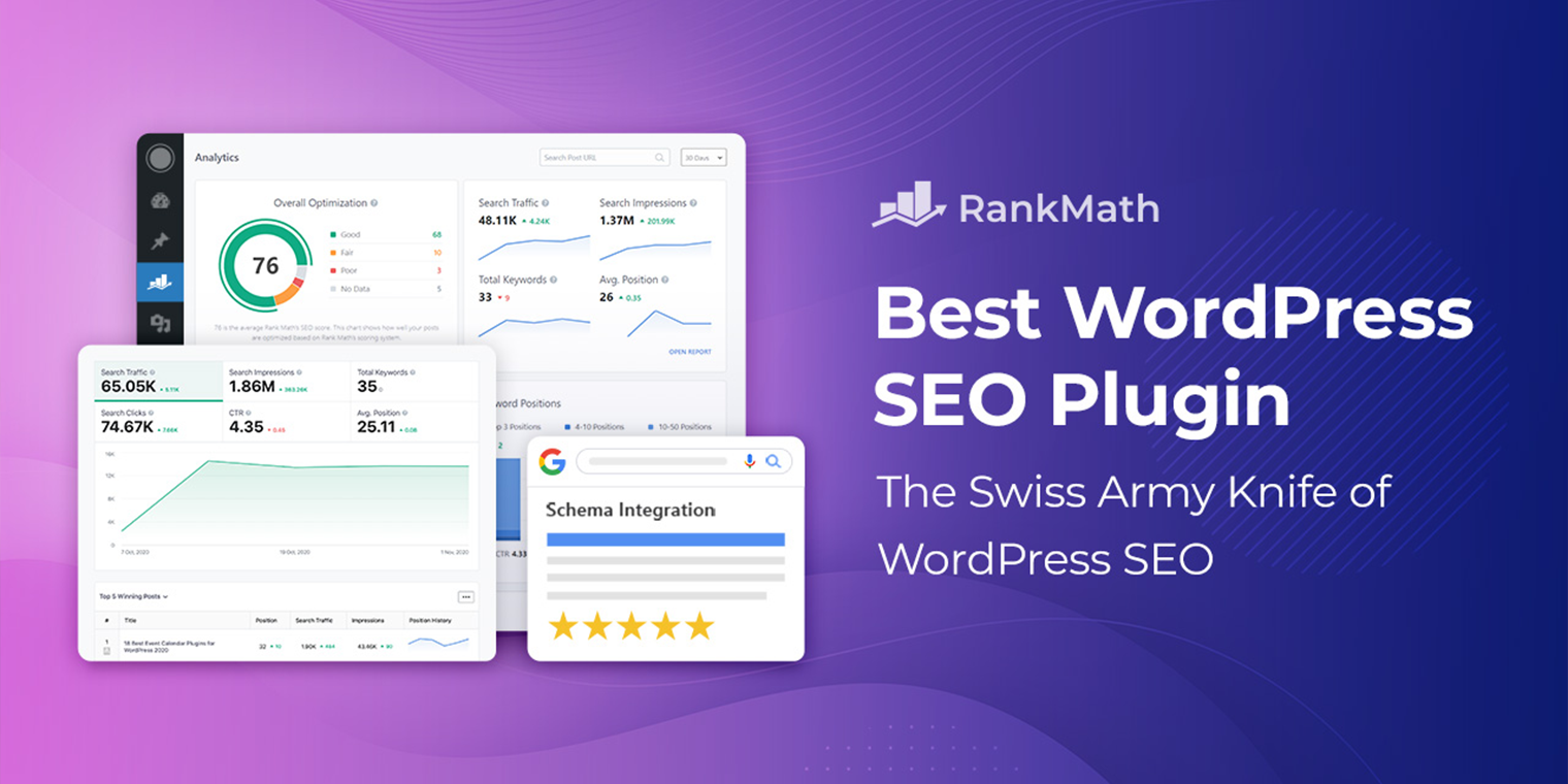 Plugin Rank Math pour l'optimisation SEO sur WordPress